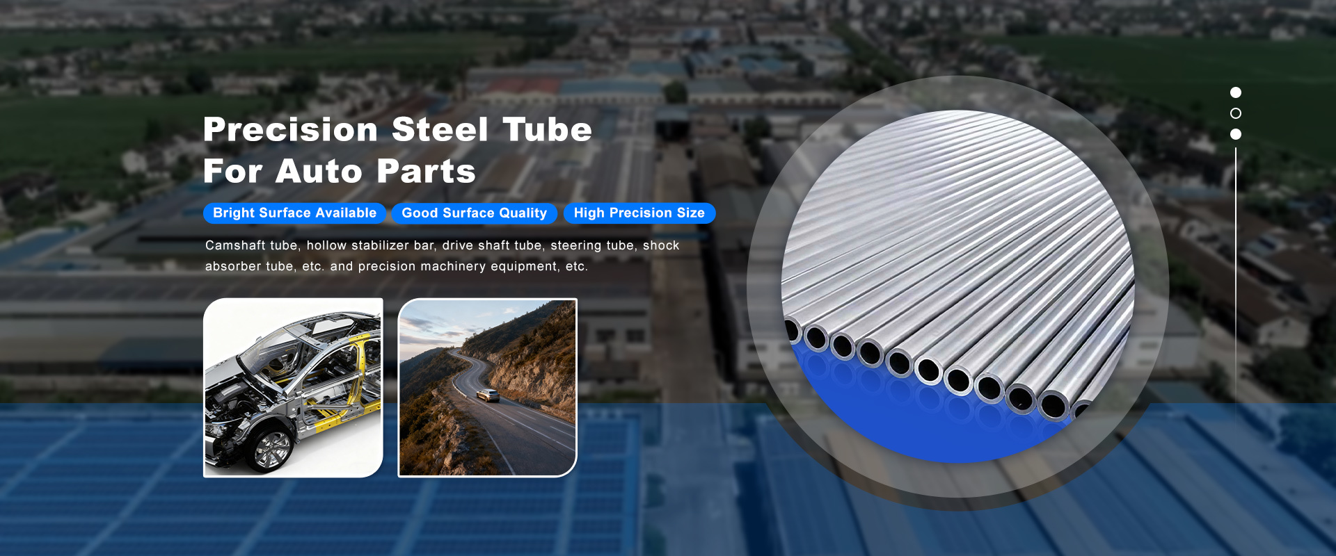 품질 용접된 강철 관 공장